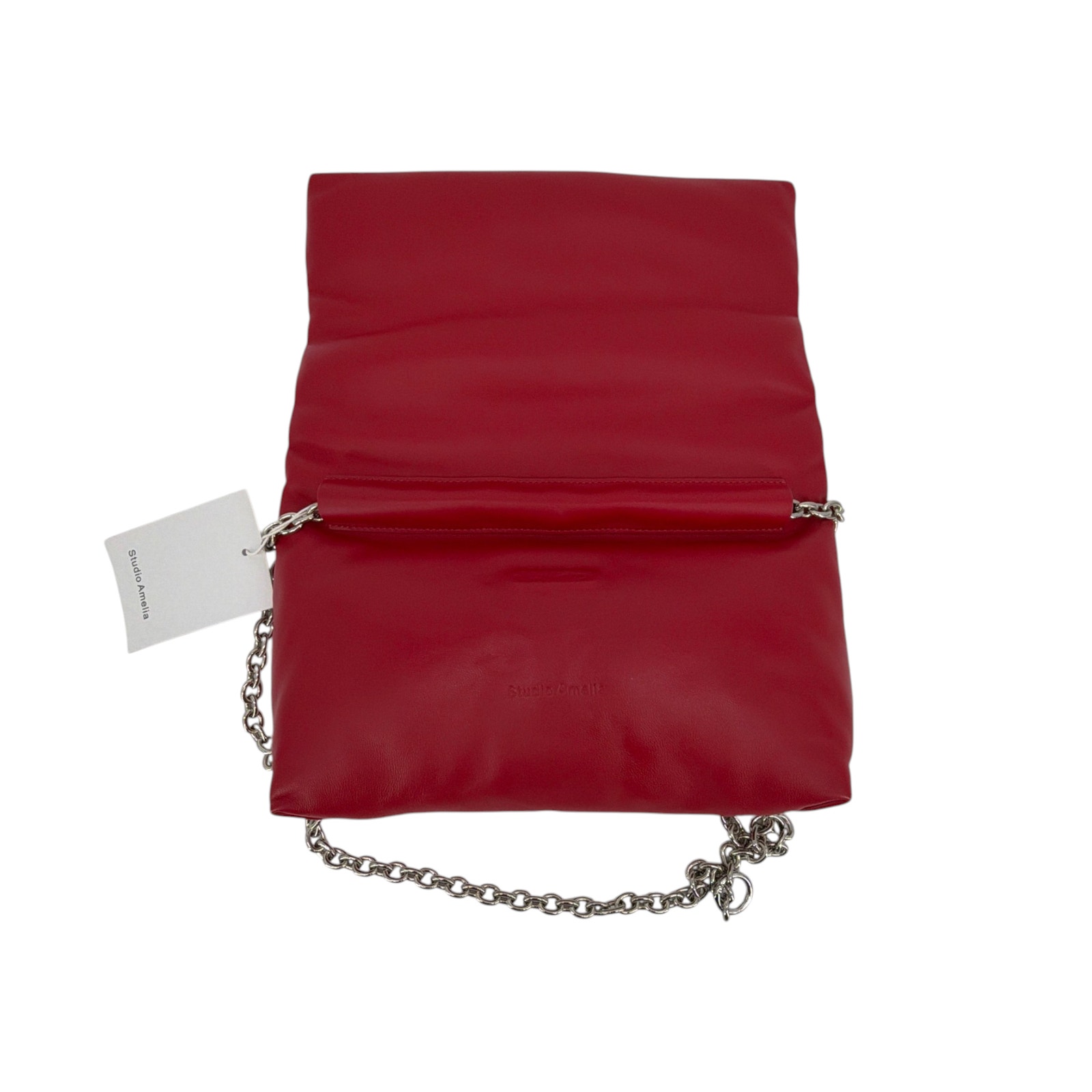 Studio Amelia Cloud Clutch In Chili — image 8 of 8